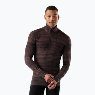 Men's thermal sweatshirt Smartwool Classic Thermal Merino Base Layer 1/4 Zip Boxed mink color shift