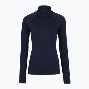 Women's thermal sweatshirt Smartwool Classic Thermal Merino Base Layer 1/4 Zip Boxed deep navy