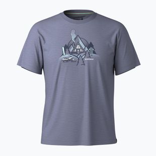 Trekking T-shirt męska Smartwool Alpine A-Frame Graphic Tee nightfall blue