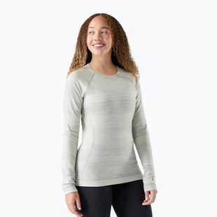 Women's thermal longsleeve Smartwool Merino 250 Baselayer Crew Boxed light gray color shift