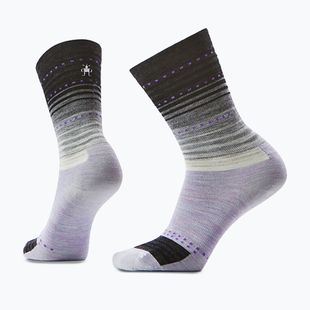 Women's socks Smartwool Everyday Stitch Stripe Crew purple/black
