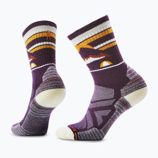 Women's socks Smartwool Hike Light Cushion New Pattern Crew prple ris