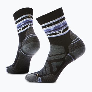 Women's socks Smartwool Hike Light Cushion Zig Zag Valley Mid Crew black