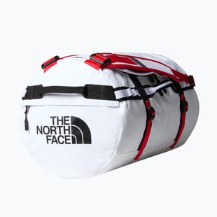 Travel bag The North Face Base Camp Duffel S 50 l white/black/elevation red