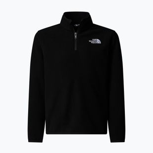 Children's fleece sweatshirt The North Face Teen Glacier 1/4 Zip black