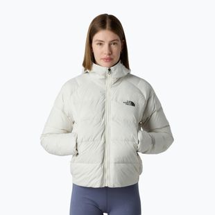 Women's down jacket The North Face Hyalite Down Hoodie white dune