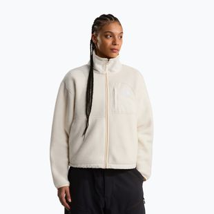 Women's fleece sweatshirt The North Face Yumiori Off Peak Full Zip white dune