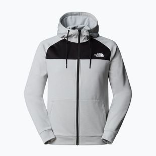 Men's sweatshirt The North Face Reaxion Fleece Full Zip Hoodie high rise grey light heather