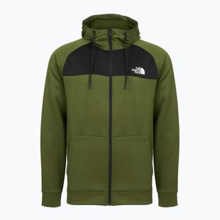Men's sweatshirt The North Face Reaxion Fleece Full Zip Hoodie woodland green/black