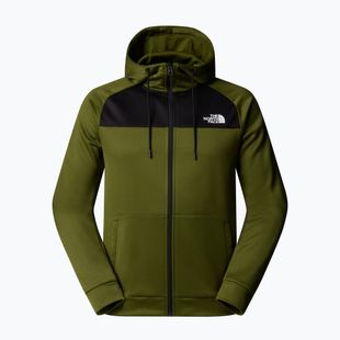 Men's sweatshirt The North Face Reaxion Fleece Full Zip Hoodie woodland green/black