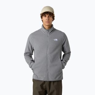 Men's fleece sweatshirt The North Face Glacier Fleece mid grey heather
