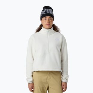 Women's sweatshirt The North Face Glacier Fleece 1/2 Zip Short white dune