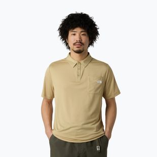 Men's polo shirt The North Face New Tanken Polo khaki stone
