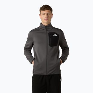 Men's sweatshirt The North Face Crest Fz anthracite grey/black