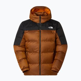 Men's down jacket The North Face Diablo Down 2.0 Hoodie mushroom ember/black heather/recycled