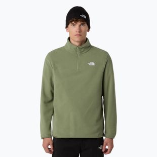 Men's fleece sweatshirt The North Face Glacier Fleece 1/4 Zip bark mist