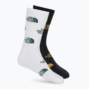 Socks The North Face Everyday Crew Logo 2 pairs black/summit gold