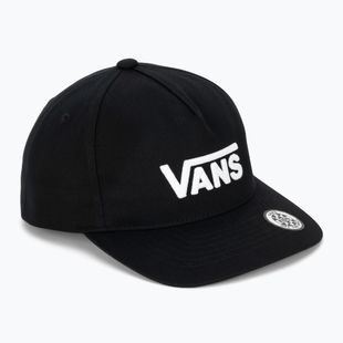Children's baseball cap Vans Drop V Logo Snapback black