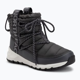 Women's snow boots The North Face Thermoball Lace Up WP anthracite grey/white ash