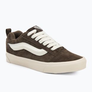 Vans Knu Skool pig suede coal brown shoes