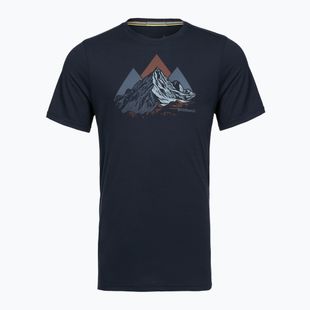 Men's T-shirt Smartwool Peak Bagger Active SS Graphic Tee navy