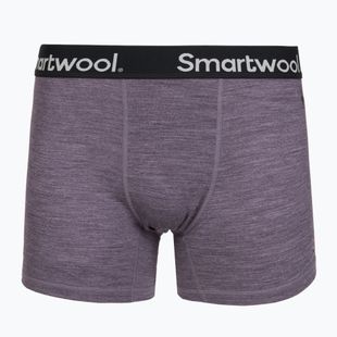 Men's thermal boxer briefs Smartwool Merino Boxer Brief Boxed purple storm heather