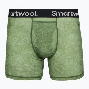 Men's thermal boxer briefs Smartwool Merino Print Boxer Brief Boxed frn rstc flrl