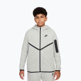 Children's sweatshirt Nike Sportswear Tech Fleece Full-Zip dark grey heather/black/black