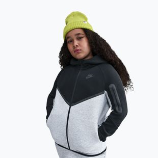 Children's sweatshirt Nike Sportswear Tech Fleece Full-Zip dark grey heather/black/black/black