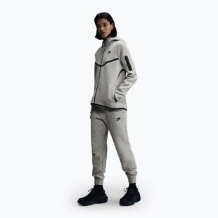 Women's trousers Nike Sportswear Tech Fleece Mid-Rise dark grey heather/black