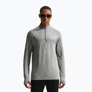 Men's running sweatshirt Nike Stride 1/4 Zip Dri-Fit smoke grey/heather