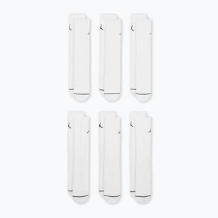 Socks Nike Jordan Everyday Cushioned Crew 6 pairs white/black