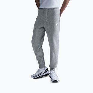 Men's trousers Nike Club Jogger dark grey heather/light smoke grey/white