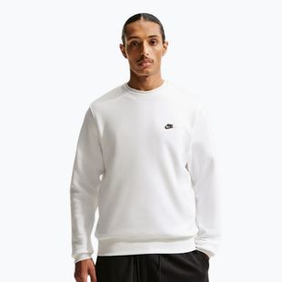 Men's sweatshirt Nike Club Fleece Crew white/black