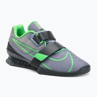 Nike Romaleos 4 ashen slate/green strike/anthracite weightlifting shoe