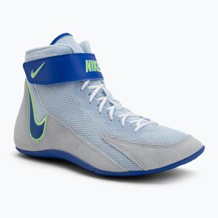 Nike Speedsweep VIII wrestling shoe blue tint/hyper royal/lime blast/white