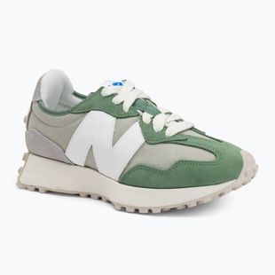 New Balance 327's V1 mallard/green olivine shoes