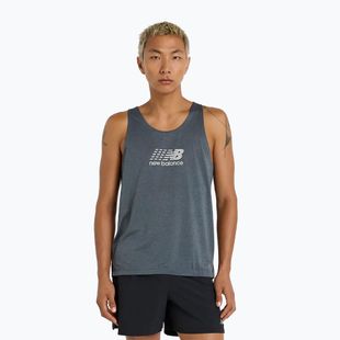 Men's New Balance Athletics Reflective graphite running tank top