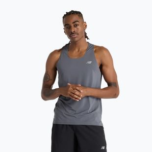 Men's New Balance Race Day Tank graphite running tank top