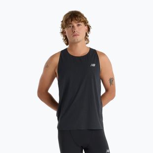 Men's New Balance Race Day Ultra Light Singlet black running tank top
