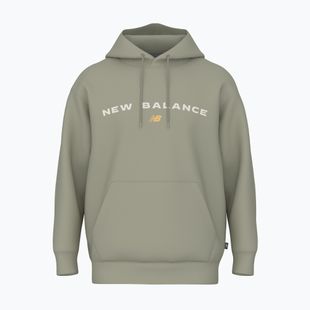 Men's New Balance Reimagine Fleece Hraphic Hoody olivine sweatshirt