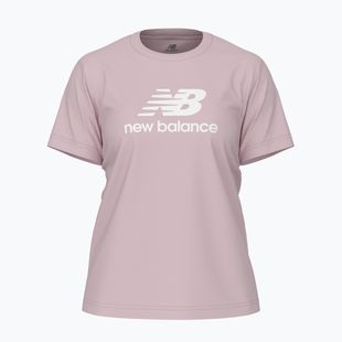 Women's New Balance Jersey Stacked Logo T-Shirt rosesugar