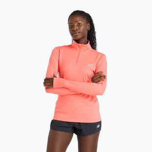 Women's New Balance Sport Essentials Space Dye driftred running sweatshirt