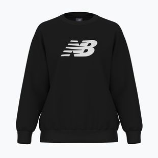 Women's New Balance Sport Fleece Logo Crew sweatshirt black