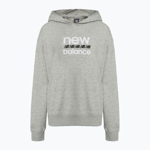 Women's New Balance Sport Graphic French Terry Hoodie athletic grey