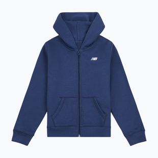Children's sweatshirt New Balance Brush Back Small Logo Full Zip Hoodie nb navy