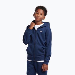 Children's sweatshirt New Balance French Terry Small Logo Full Zip Hoodie nb navy
