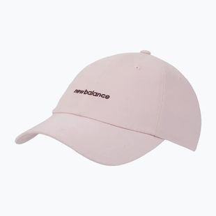 Women's New Balance 6 Panel Linear Logo cap rosesugar