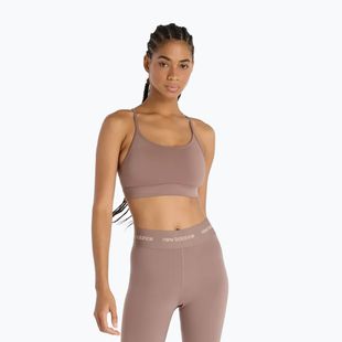 Training bra New Balance Essential Yoga brown