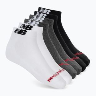 Socks New Balance Everyday Low Cut 6 pairs white/silver metallic